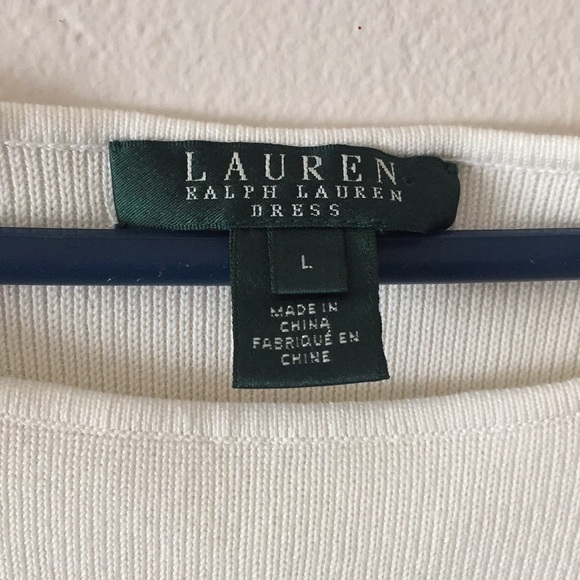 Lauren Ralph Lauren Cream Women's Dress size L - Picture 4 of 6